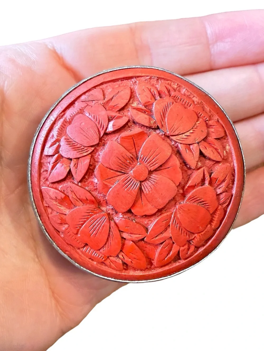 Vintage chinese cinnabar